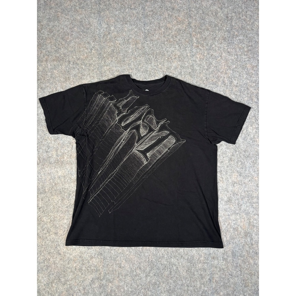 Lost T-Shirt Mens XL Slim Black Sketch Print Cotton Surfwear Skate
Enterprises